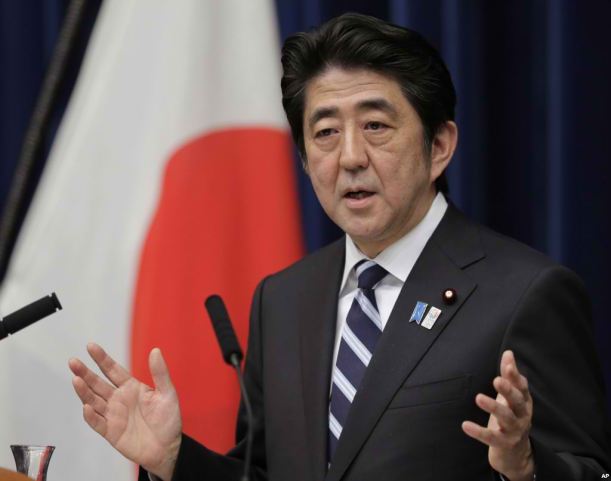 Japan's hawkish Prime Minister Shinzo Abe Source: http://gdb.voanews.com/